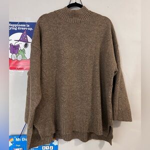 Cozy faux wool sweater
